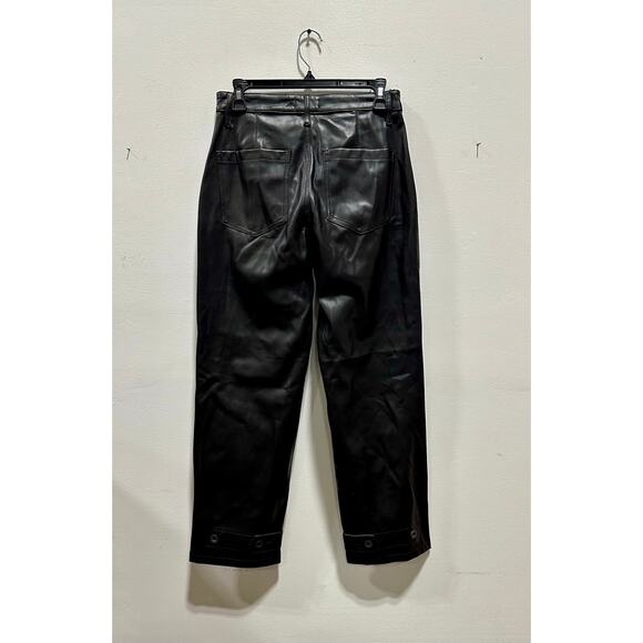 Pistola Women Tammy Vegan Leather Pants in Slate Black - Picture 1 of 4
